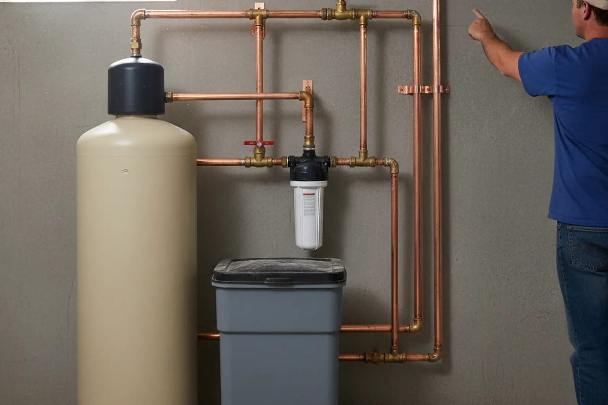 Whole-house water treatment system installed in Strawn